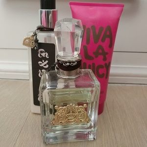 Juicy couture perfume and lotion set